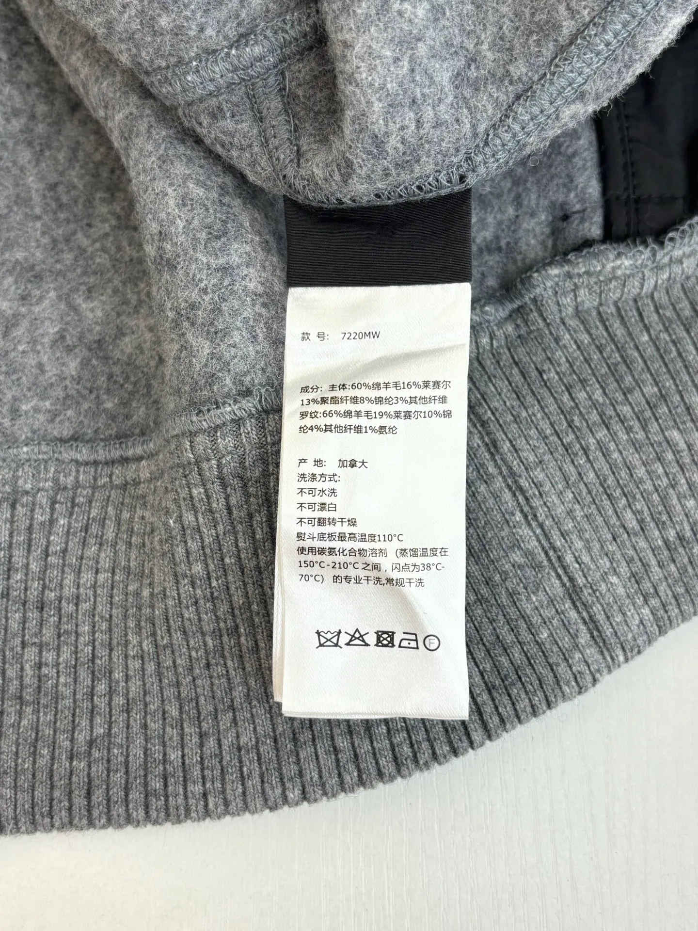P810 Canada Goos*/大GOose woolen velvet jacket for men and women Size: S/M/L/XL